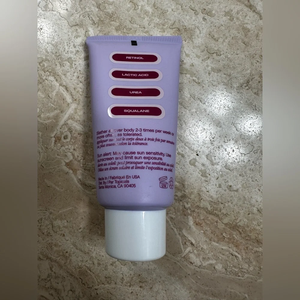 sleekhep TOPICALS Exfoliating Body Serum - Lavender Tube